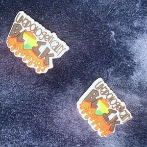 Unapologetically Black BLM croc charms